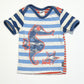 Striped seahorse tee - Size 000