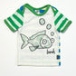 Striped fishy tee - Size 000