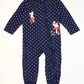 Spotty mice zip onesie - Size 1
