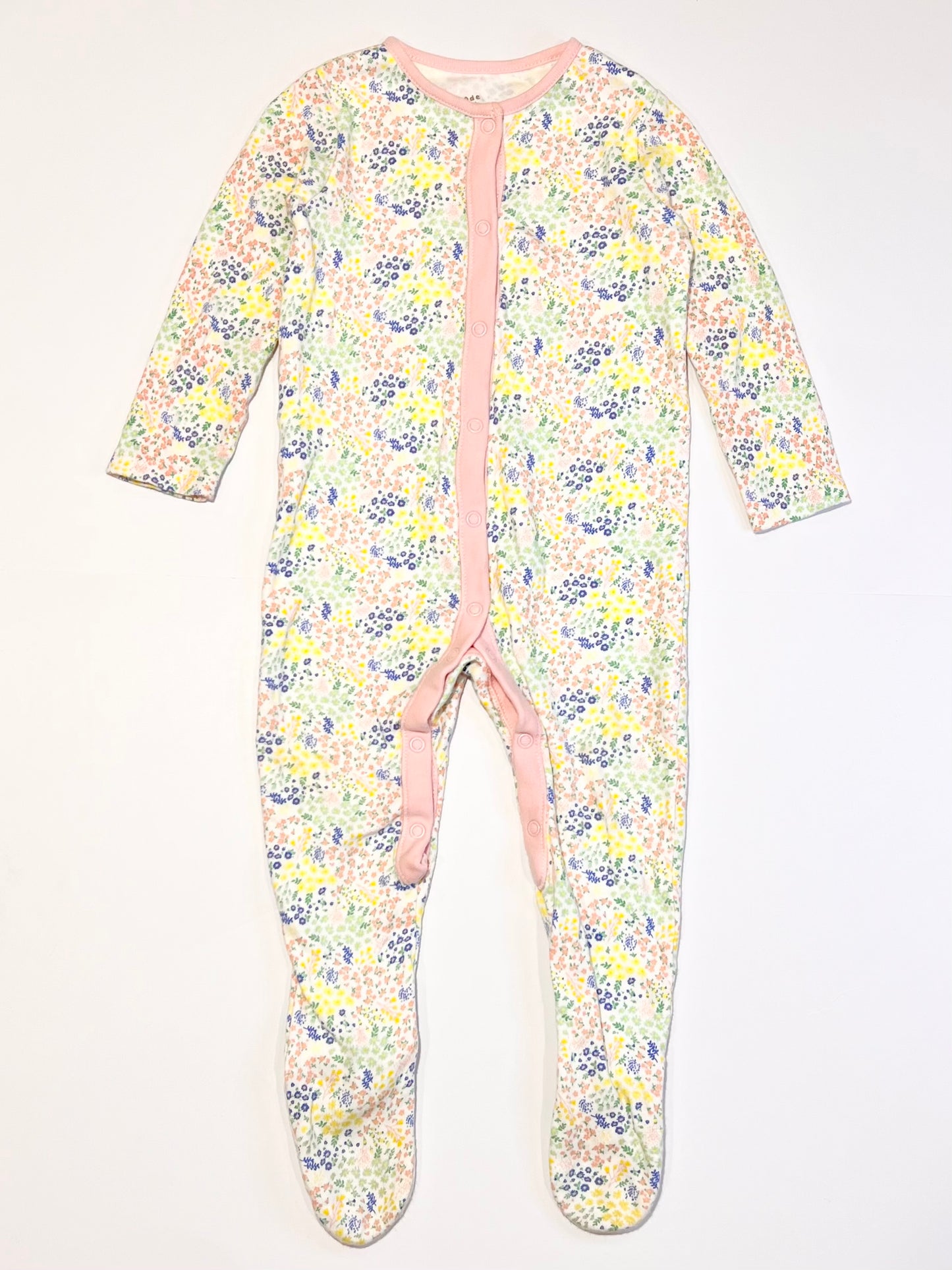 Floral onesie - Size 1
