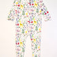 Floral animals onesie - Size 1