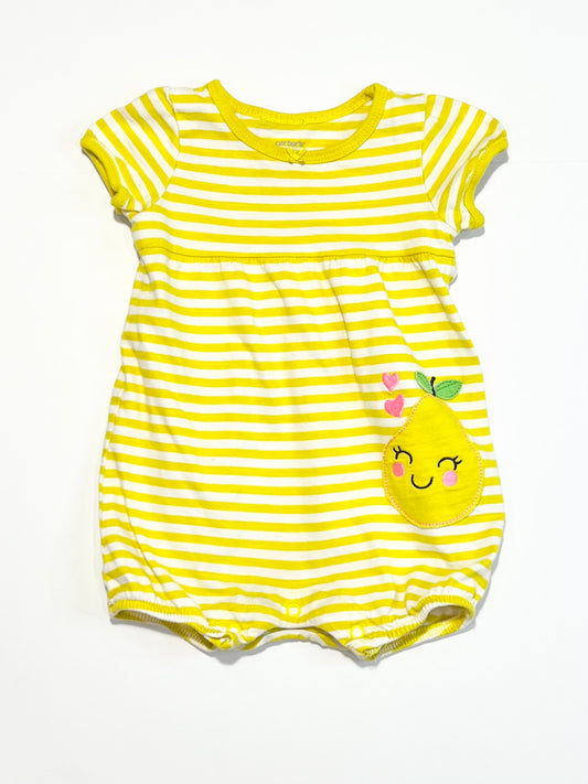 Striped pear romper - Size 00