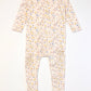 Floral zip onesie - Size 1