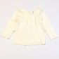 Cream ruffle top - Size 1
