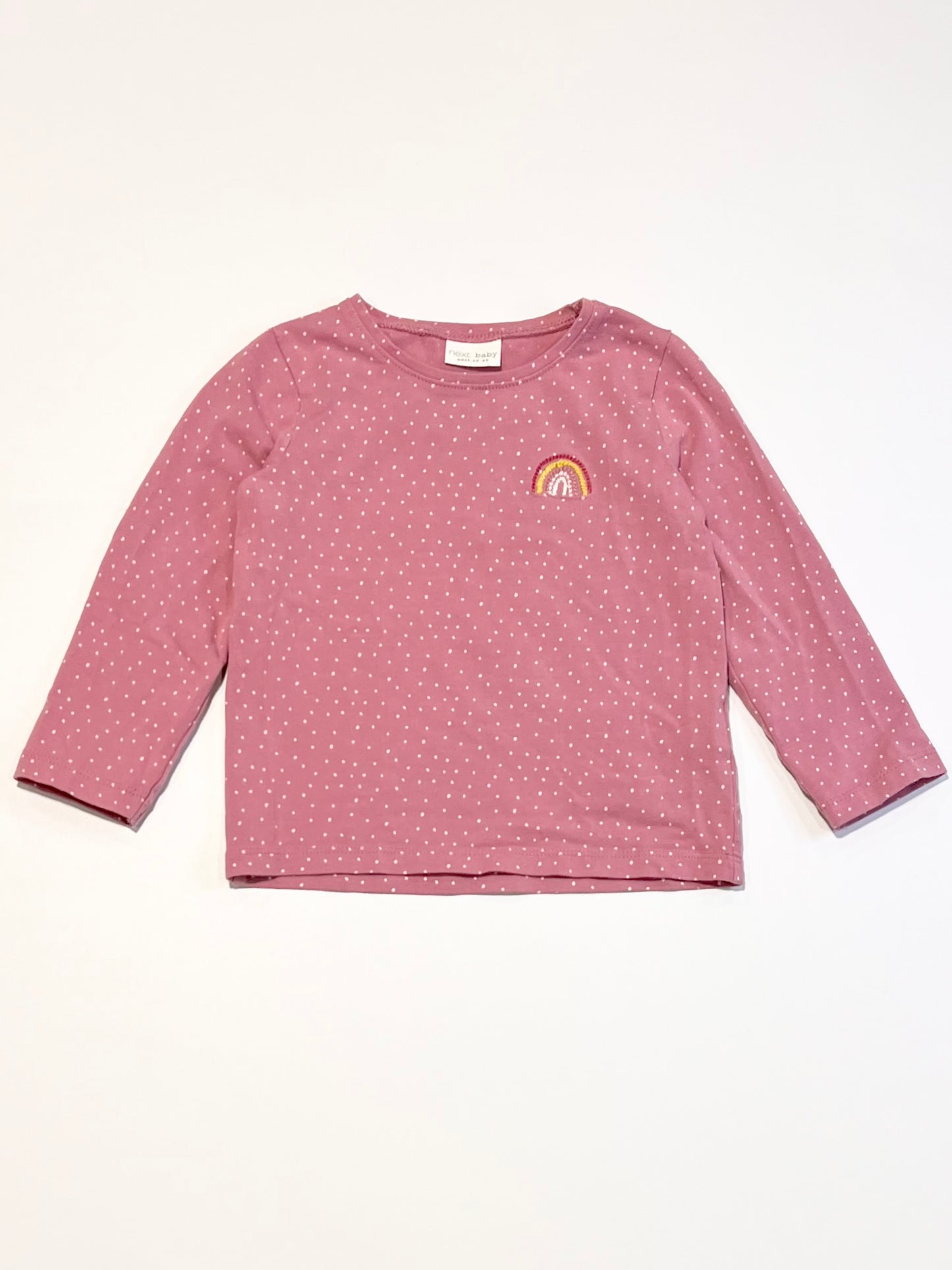 Spotty rainbow top - Size 1