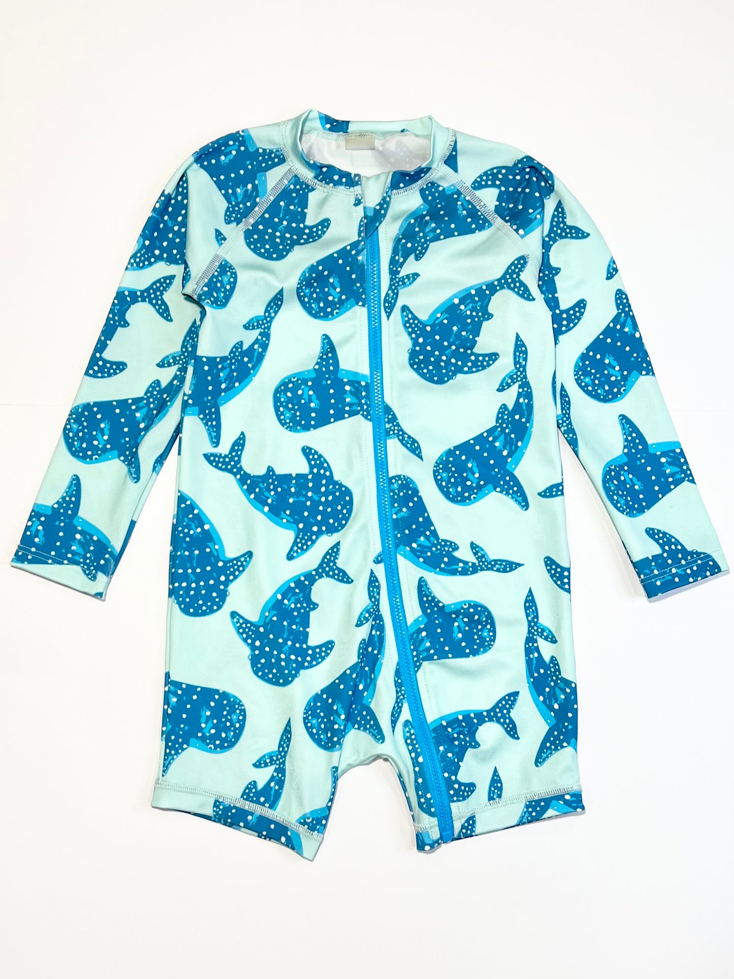 Blue sharks swimsuit - Size 2