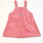 Embroidered corduroy pinafore - Size 1