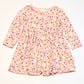 Bunnies and flowers dress - Size 1