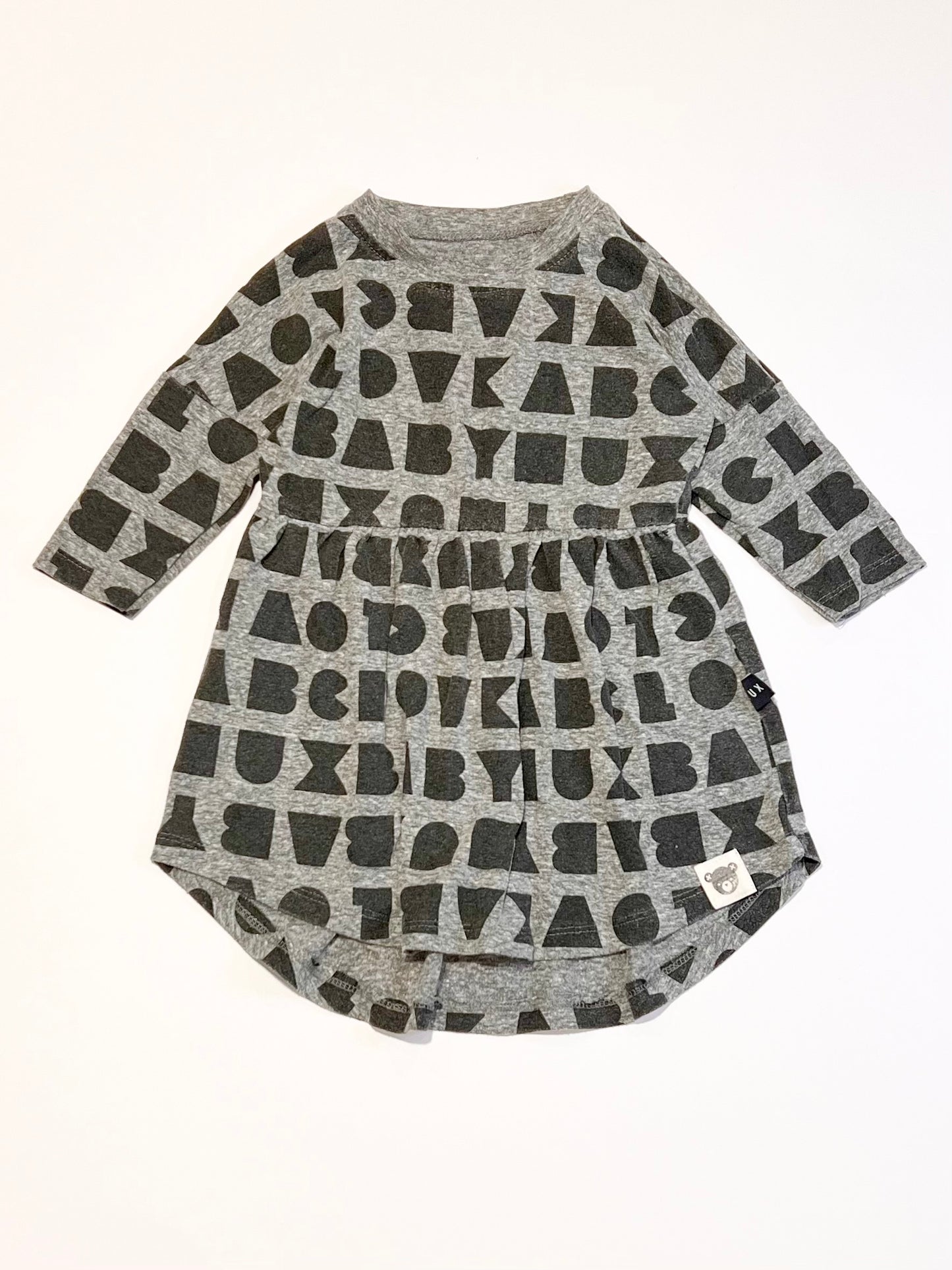 Grey jersey dress - Size 1