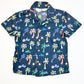 Navy palms shirt - Size 2