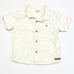 Cream woven shirt - Size 2