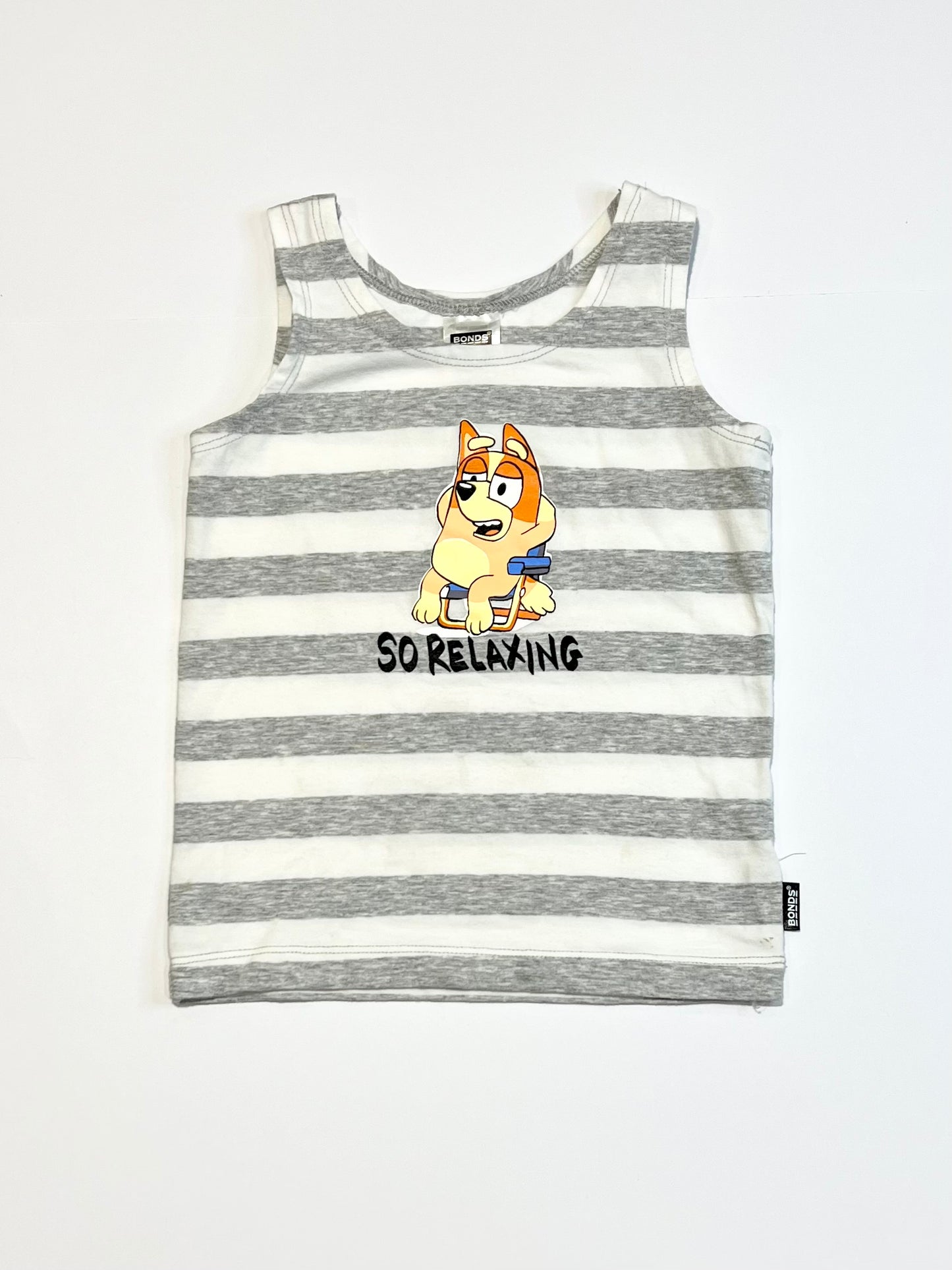 Bluey chesty singlet - Size 2