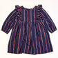 Navy striped dress - Size 1