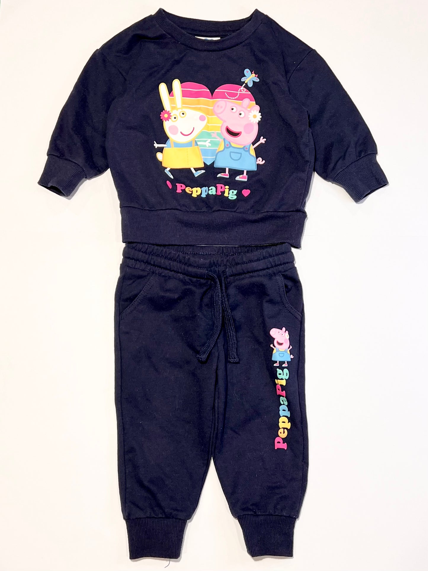 Navy Peppa Pig tracksuit - Size 1