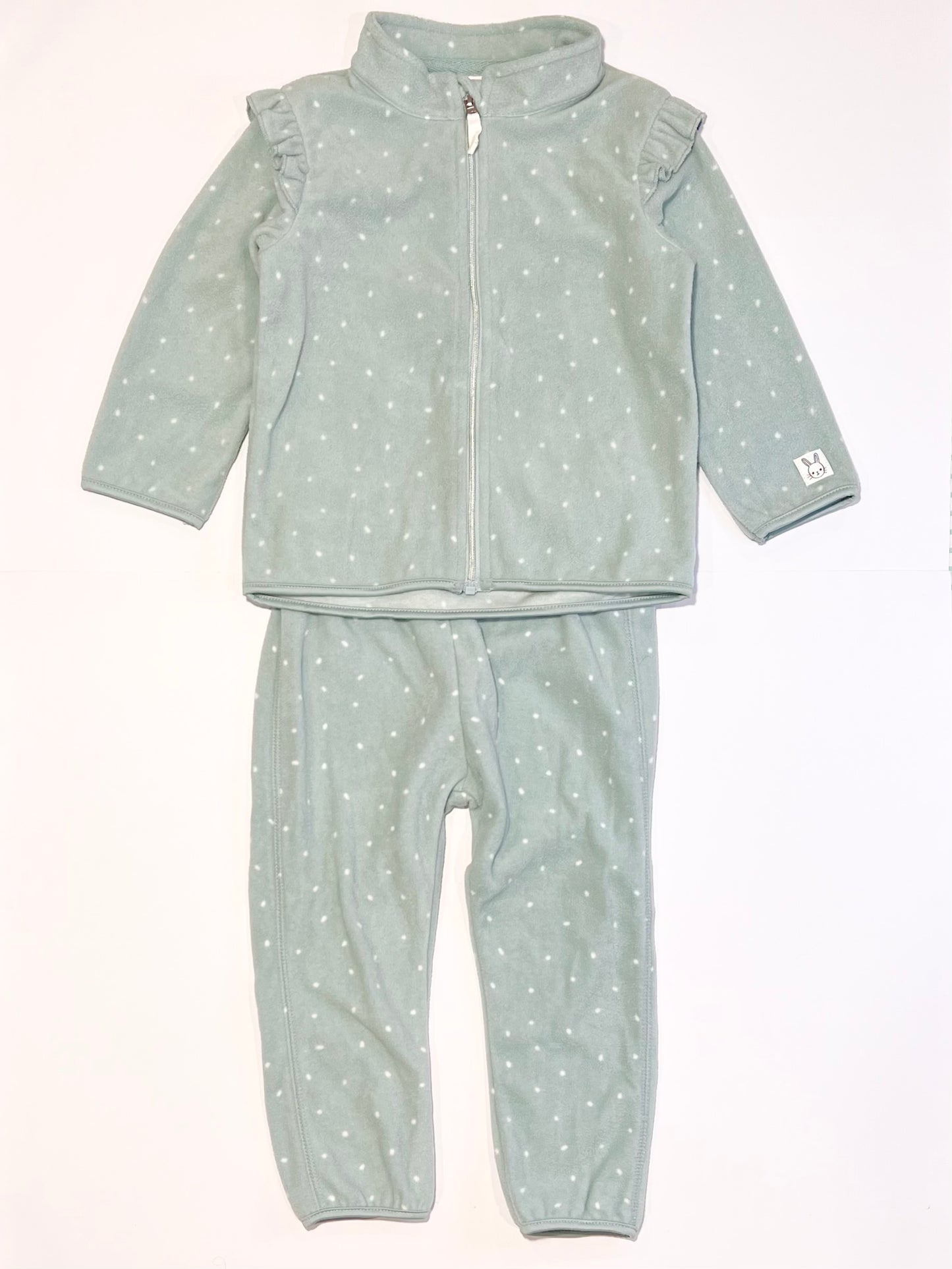 Green fleece set brand new - Size 1