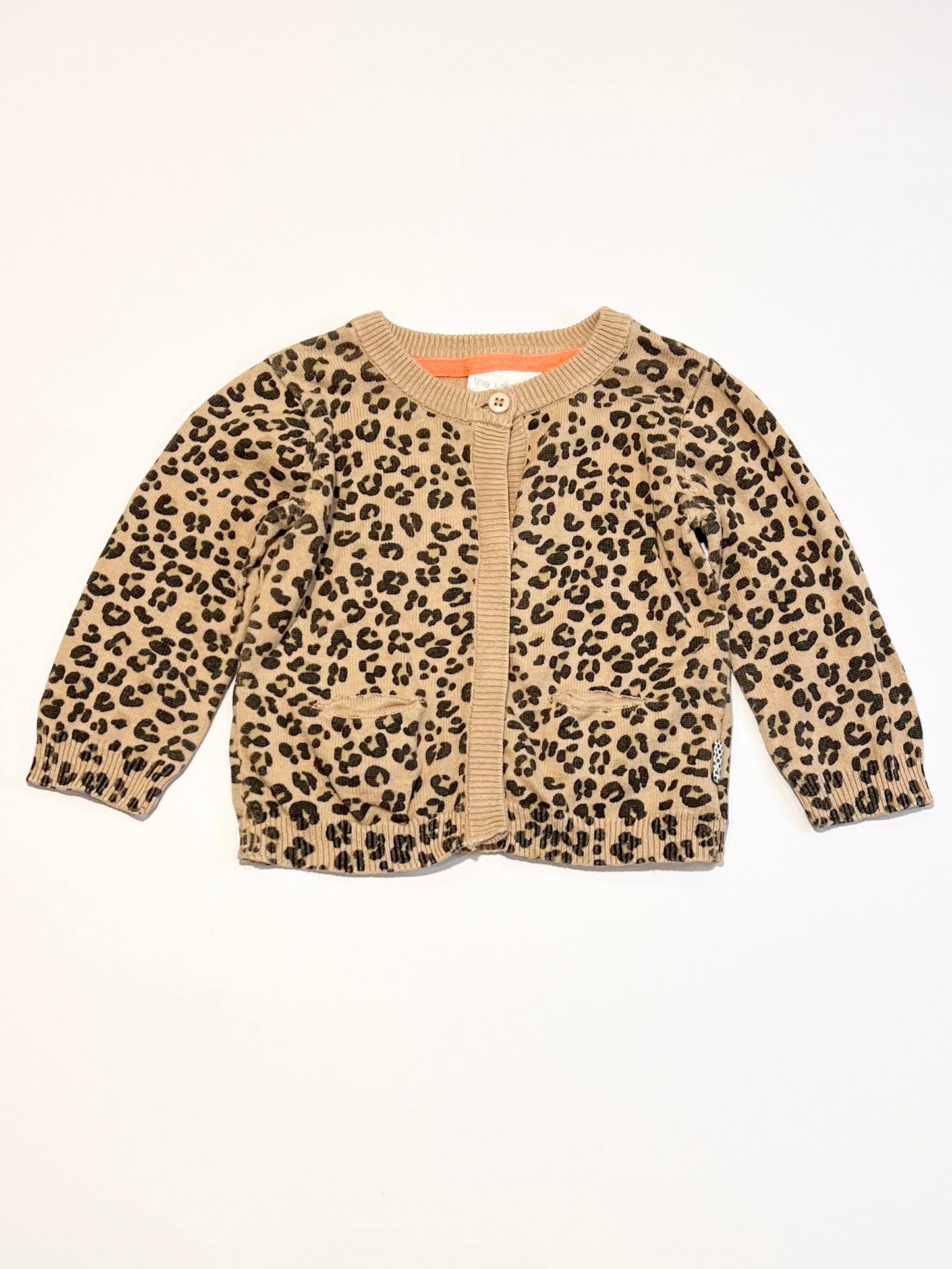 Animal print cardigan - Size 1