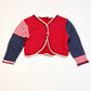Red cropped cardigan - Size 1