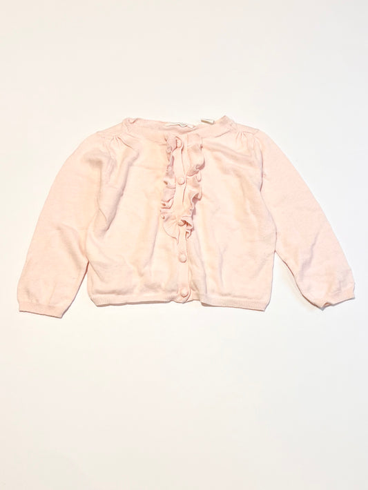 Pink cropped cardigan - Size 1