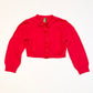 Red cropped cardigan - Size 1