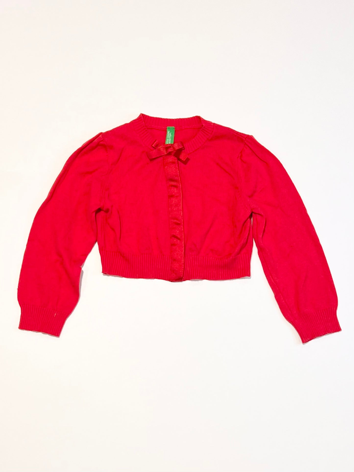 Red cropped cardigan - Size 1
