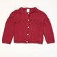 Burgundy cardigan - Size 1