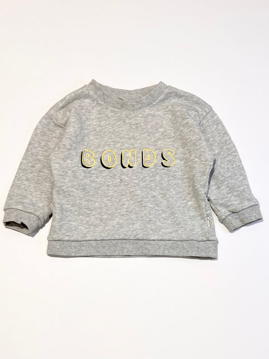 Grey logo sweater - Size 1