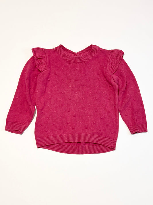 Berry knit jumper - Size 1