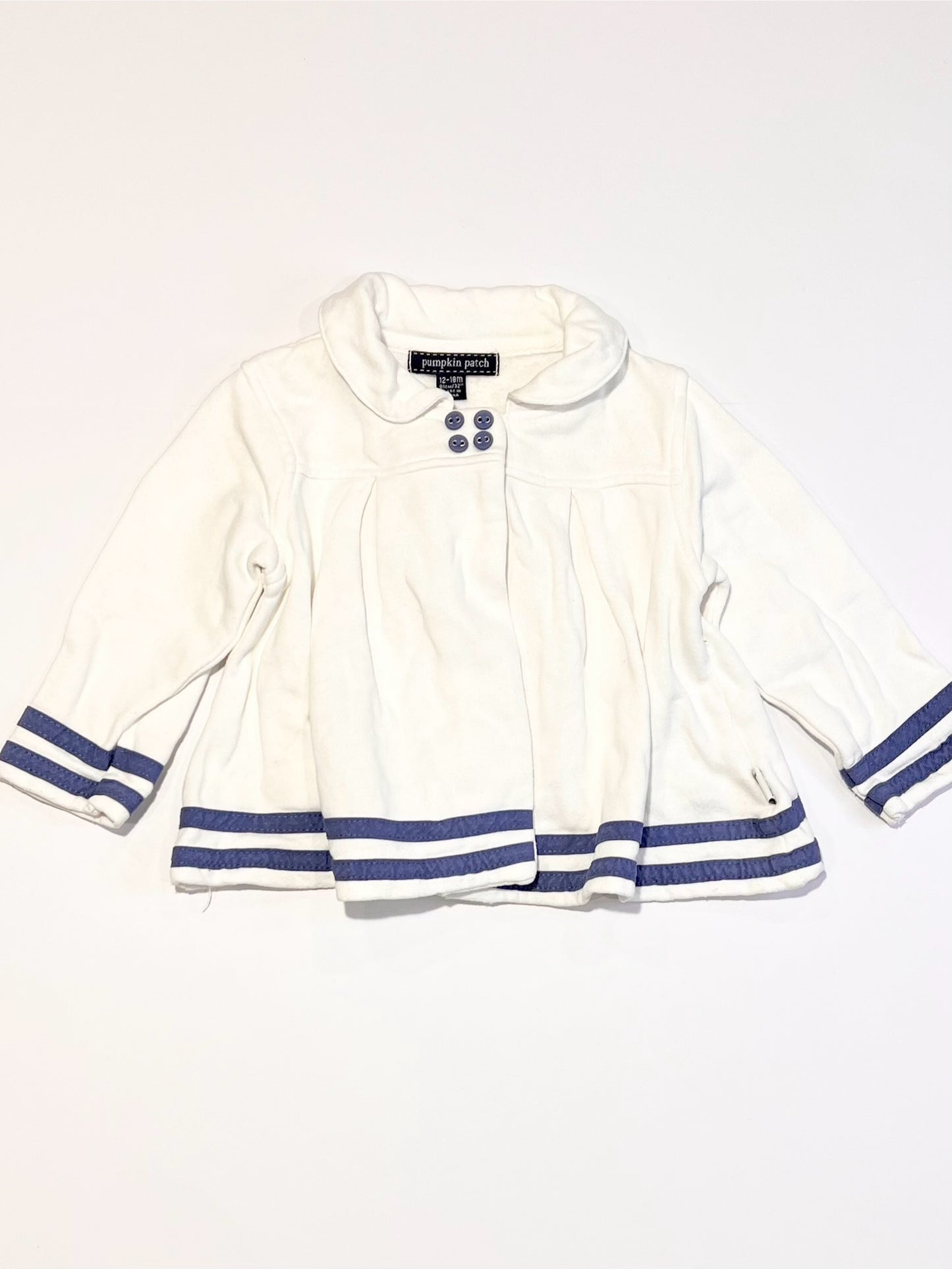 White fleece jacket - Size 1