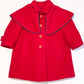 100% wool red jacket - Size 12 months