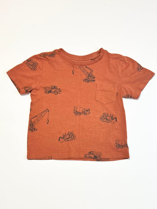 Brown trucks tee - Size 3