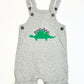 Jersey dino overalls - Size 3