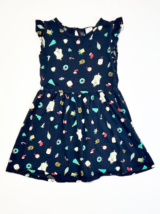 Jersey Christmas dress - Size 5