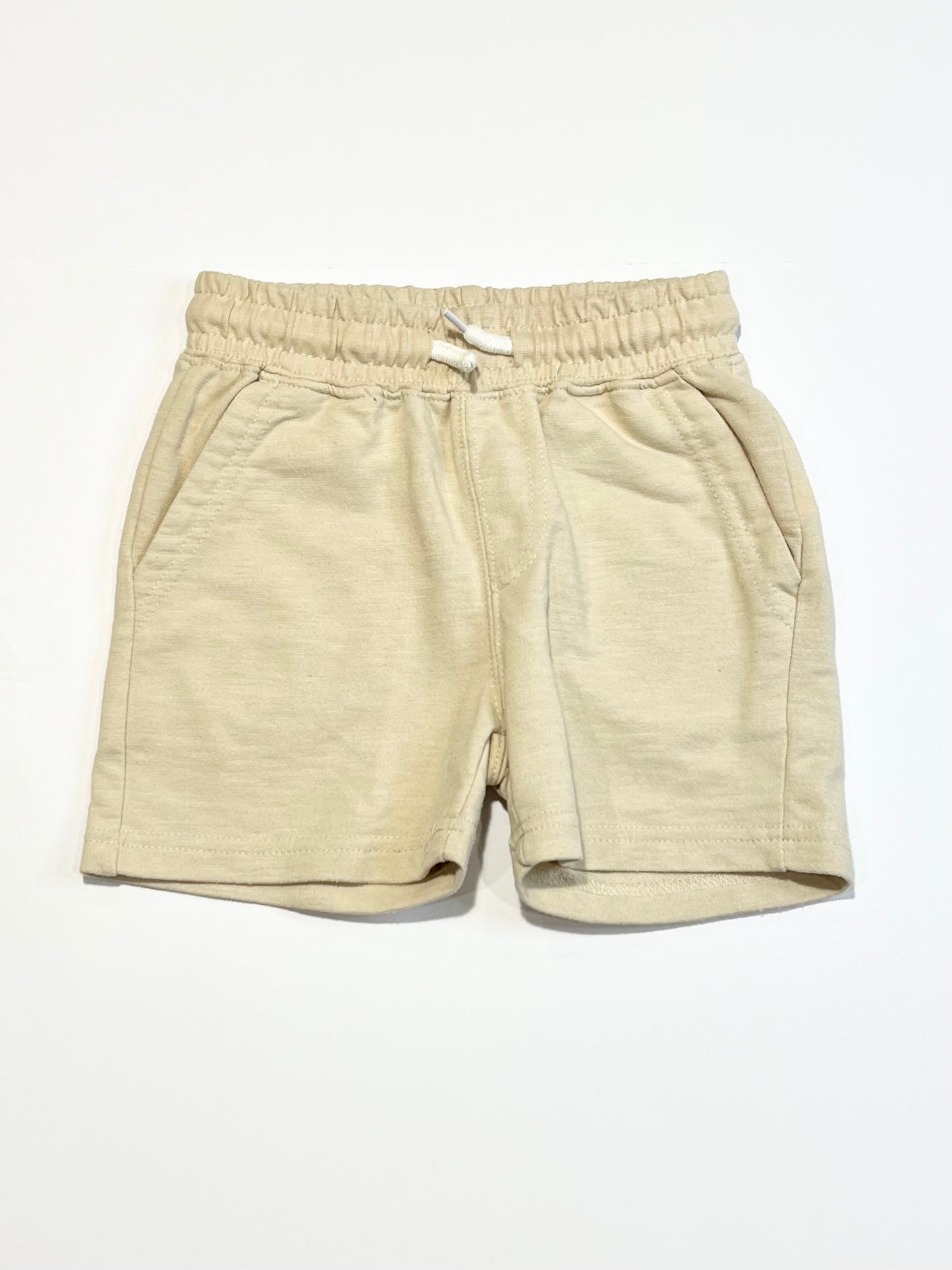 Tan sweat shorts - Size 4