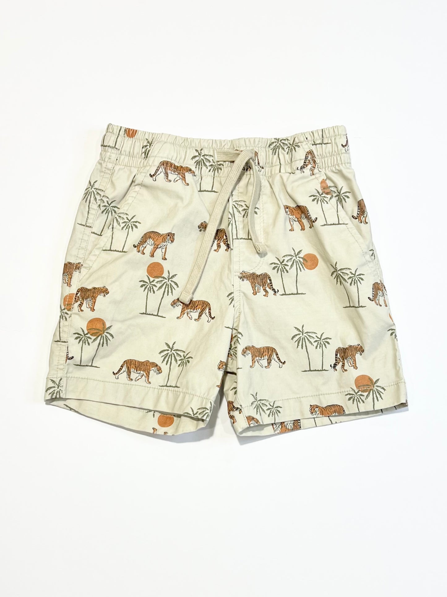 Tan tigers shorts - Size 4