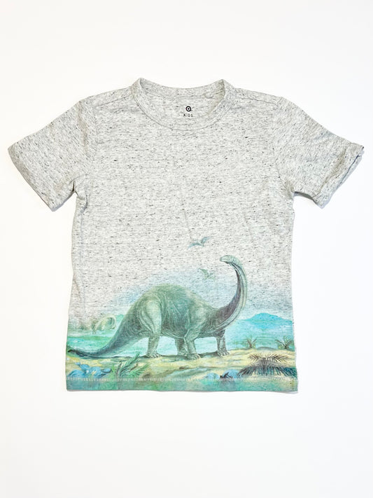 Grey dino tee - Size 4