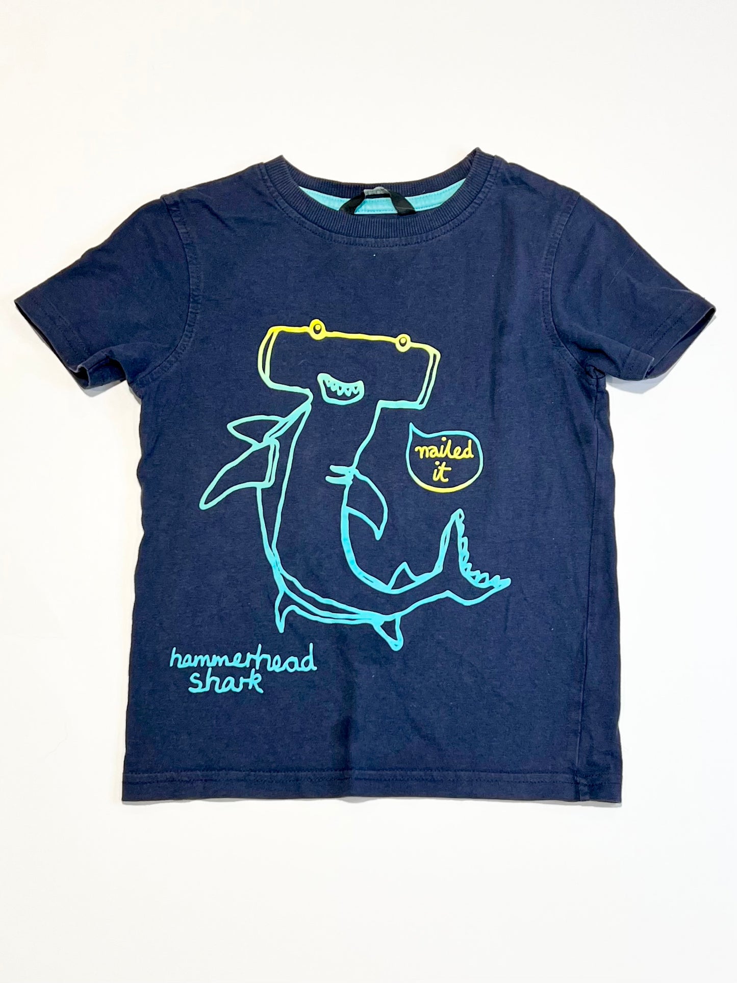 Hammerhead shark tee - Size 4-5