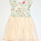 Floral tulle dress - Size 3-4