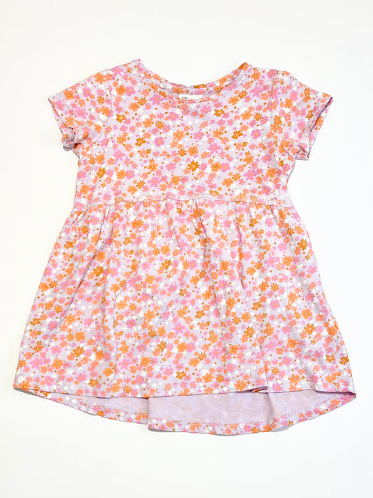 Floral jersey dress - Size 3