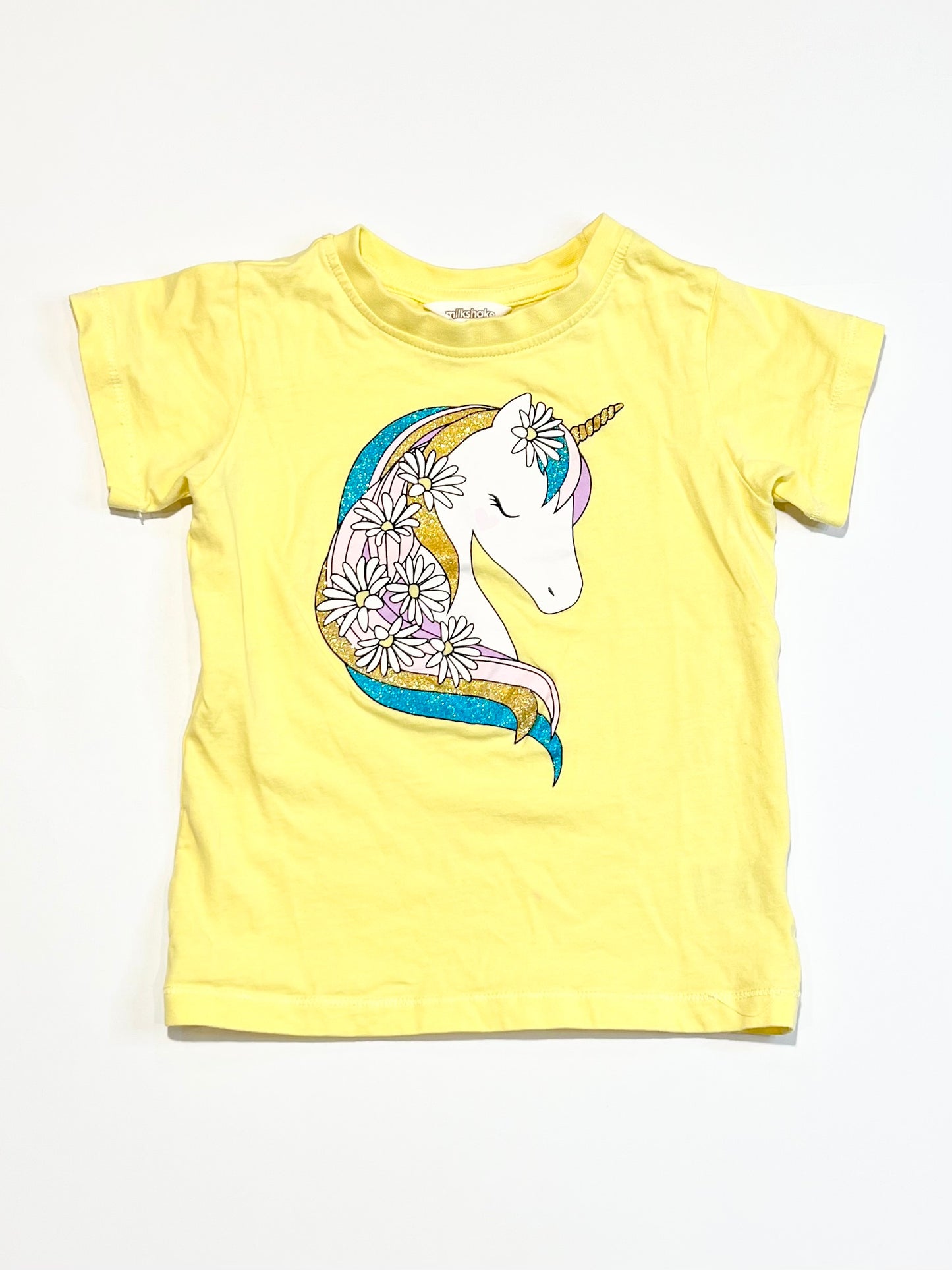 Glitter unicorn tee - Size 3