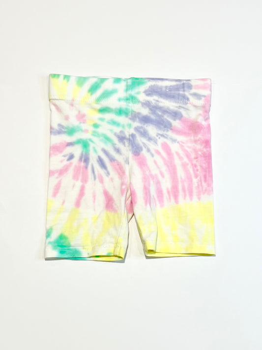 Tie-dye bike shorts - Size 4