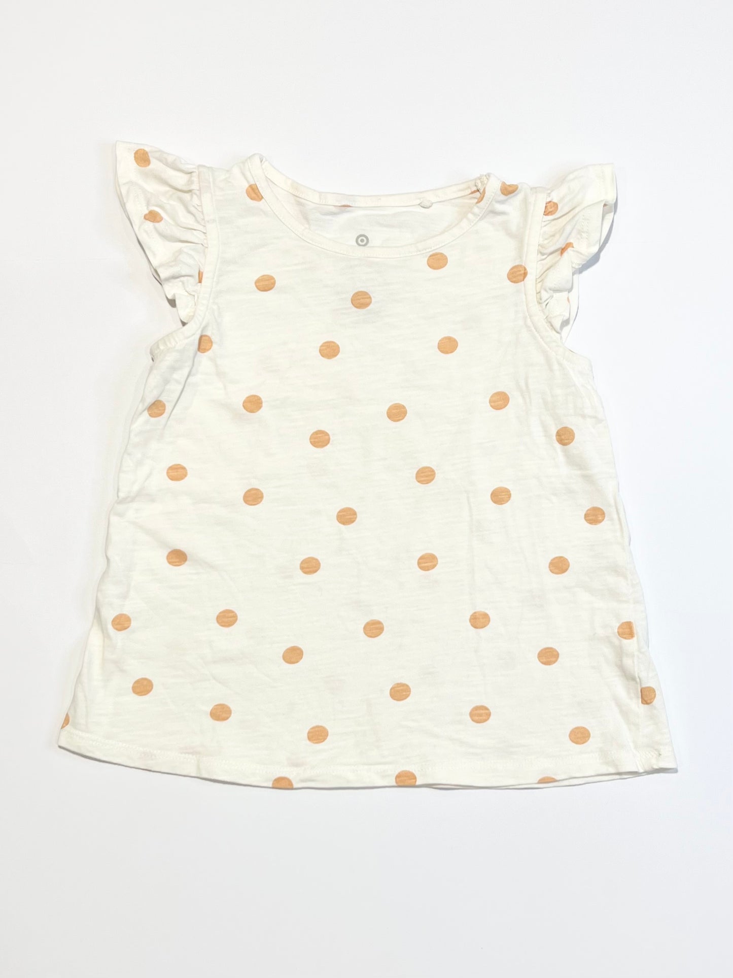 Spotty ruffle tank - Size 4