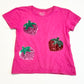 Sequined strawberries tee - Size 4-5