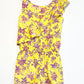 Floral jersey playsuit - Size 4