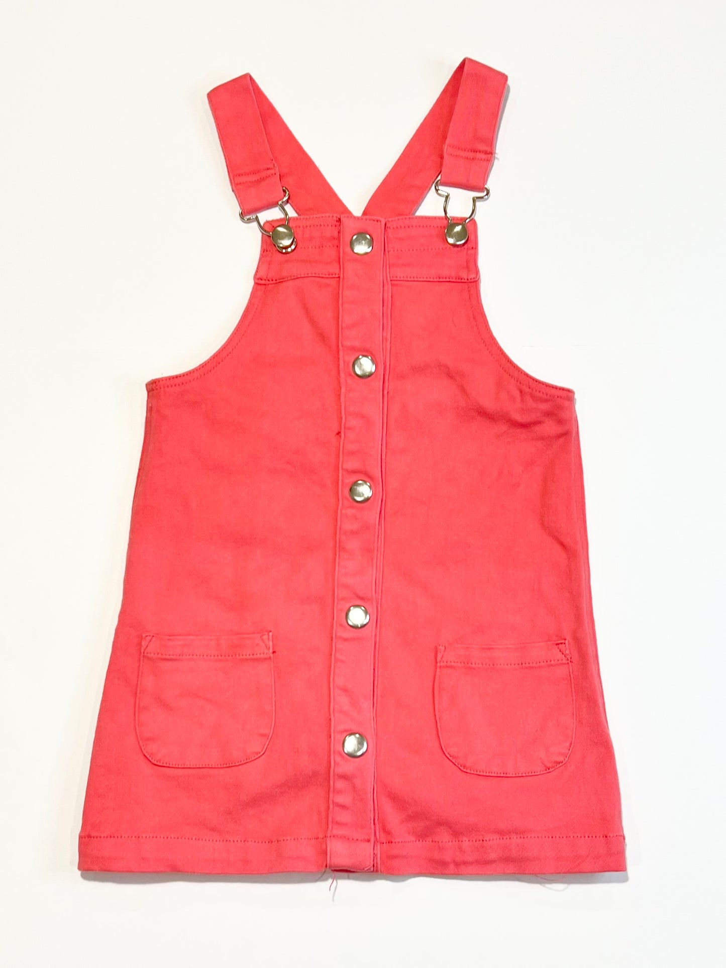 Stretch denim pinafore - Size 4