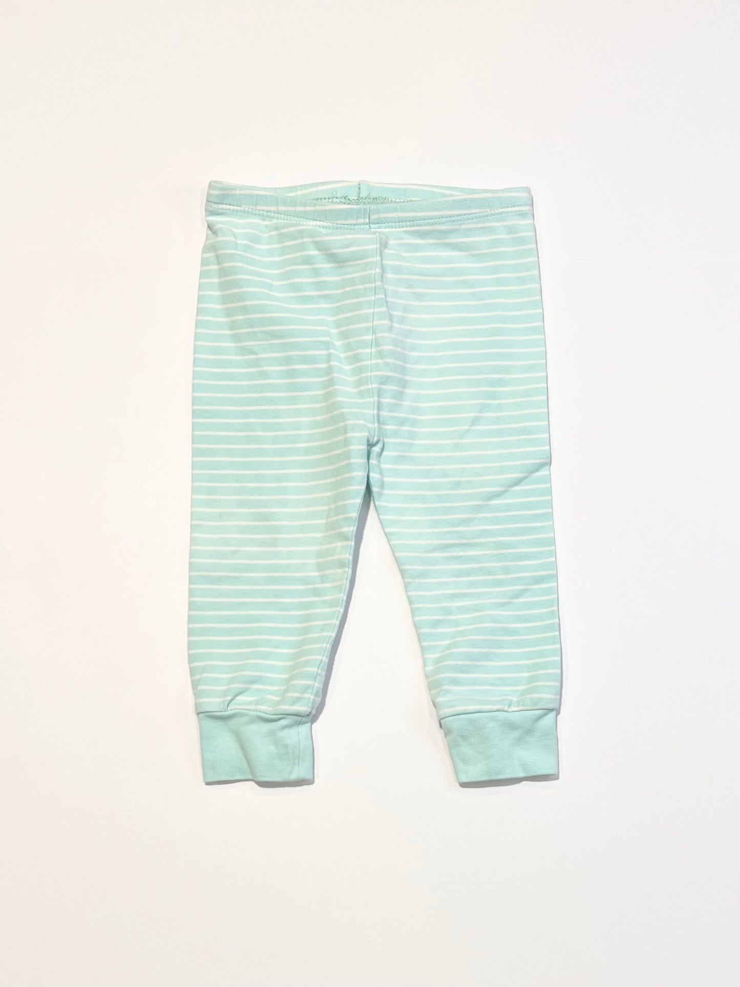 Green striped leggings - Size 0