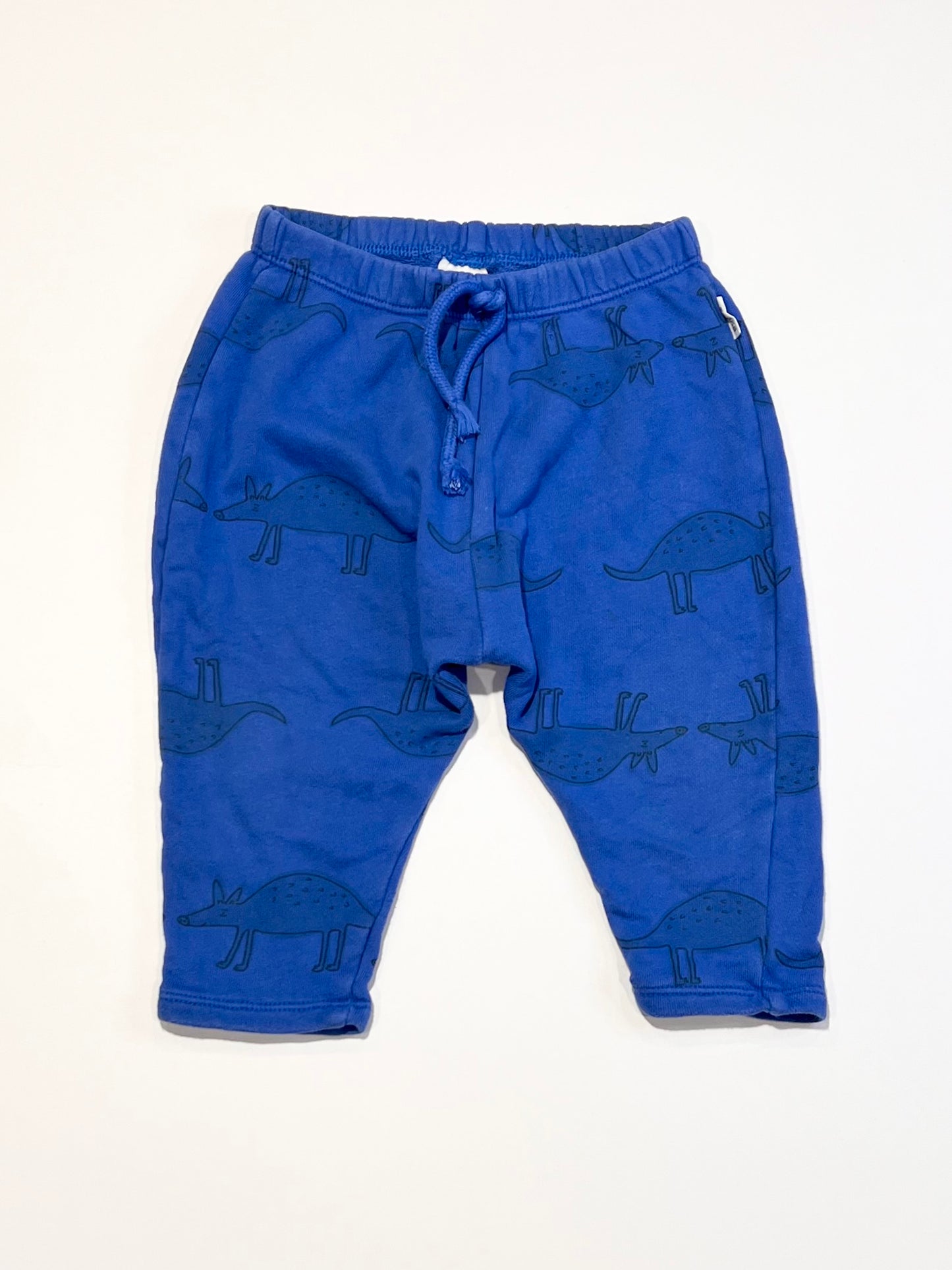 Blue armadillo trackies - Size 0