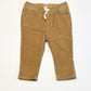 Tan pull-up corduroy pants - Size 0