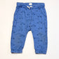 Blue cars pants - Size 9-12 months