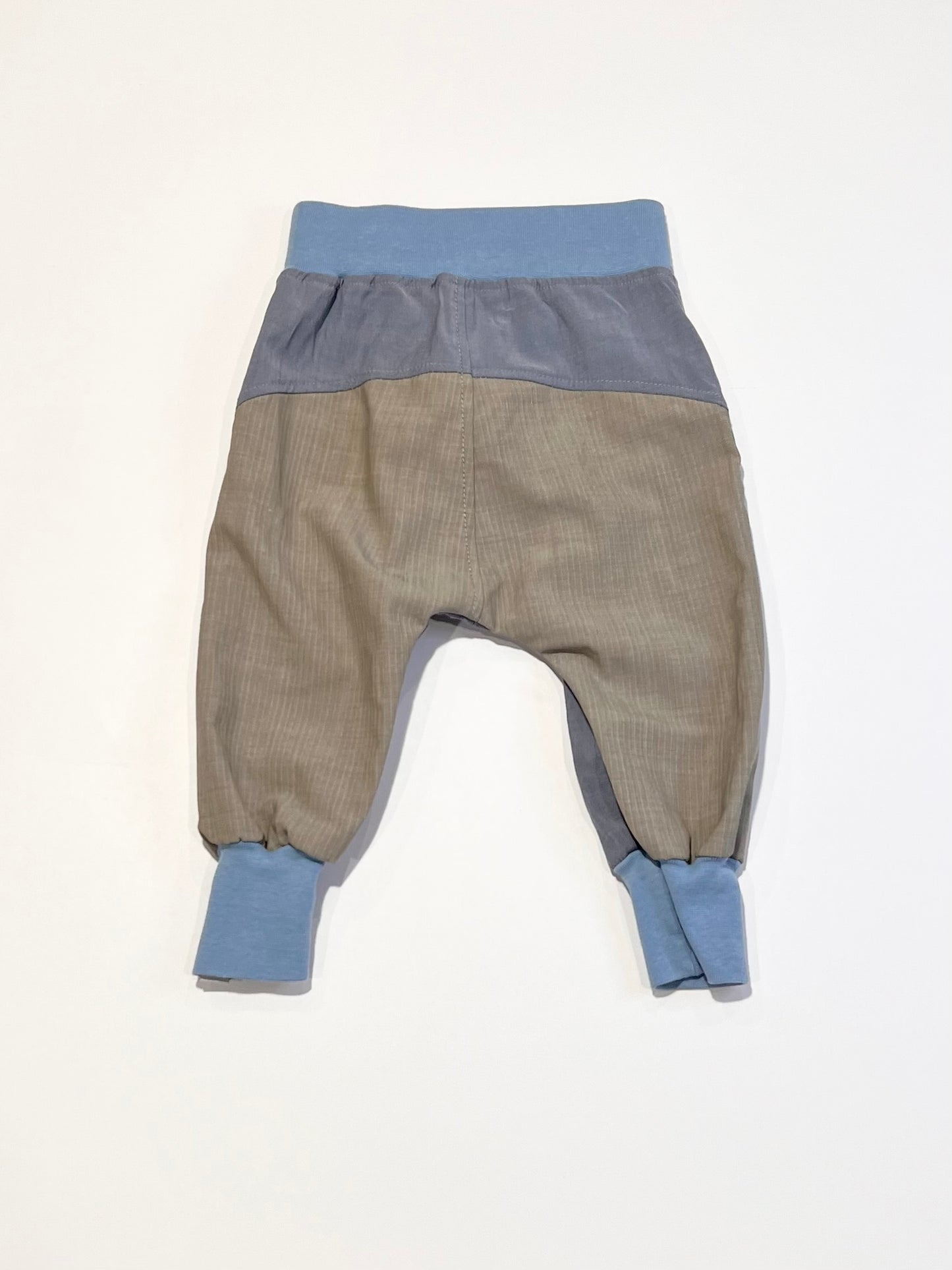 Blue cuffed pants - Size 9-12 months