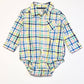 Gingham shirt bodysuit - Size 6-9 months